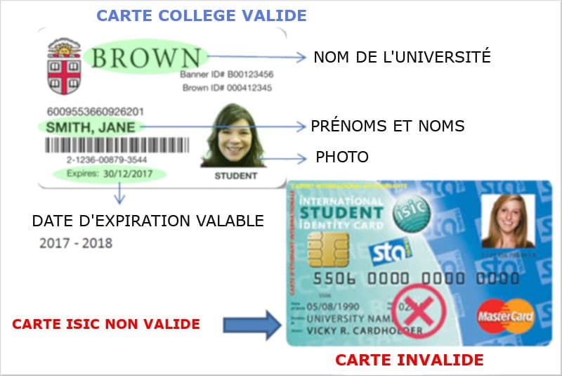 Carte valide pour obtenir le rabais étudiant sur le billet Machu Picchu Carte valide pour obtenir le rabais étudiant sur le billet Machu Picchu
