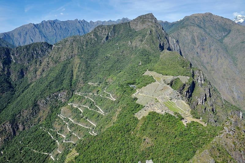 La grande montagne du Machu Picchu La grande montagne du Machu Picchu